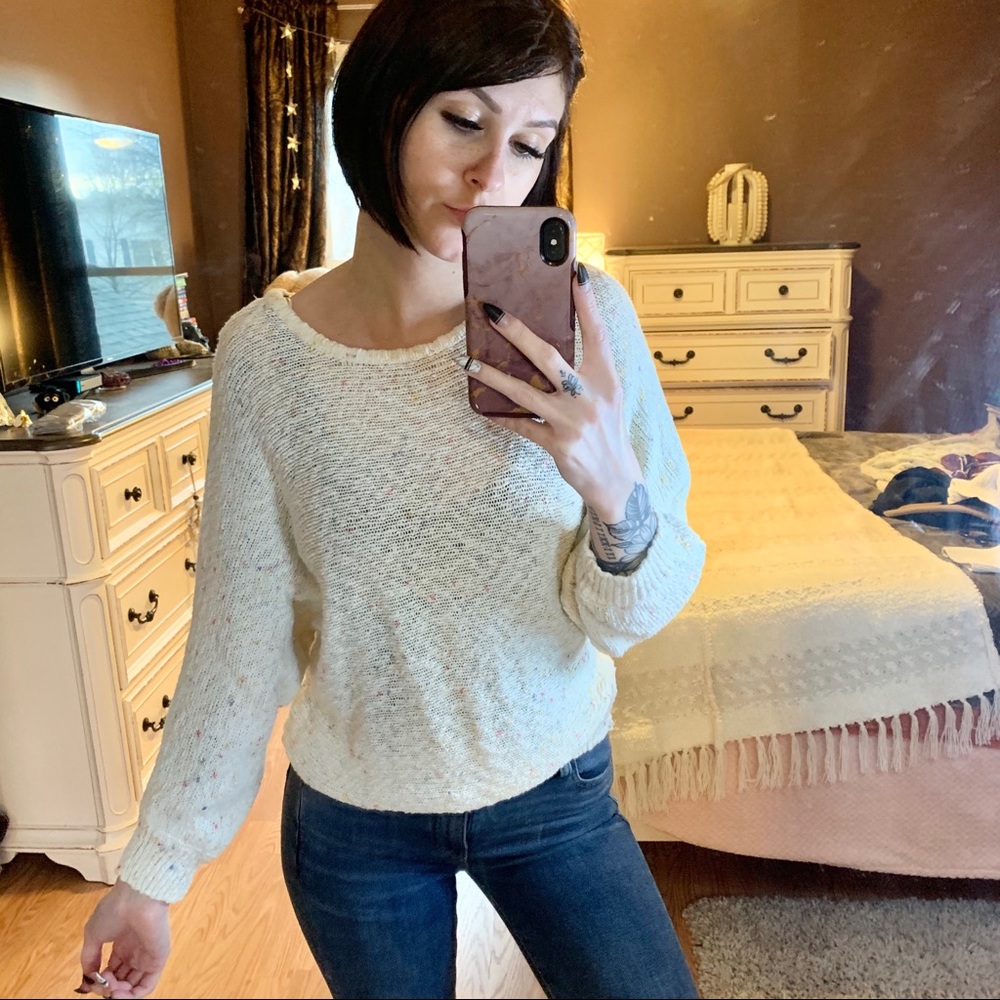 LA HEARTS Pullover Crewneck Knit Sweater